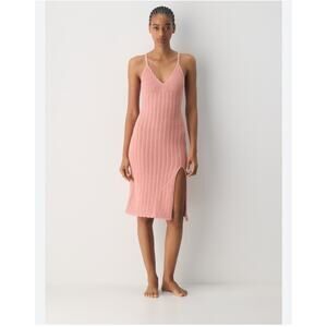 knee length dresses for ladies Wilfred Bellow Midi Dress Grey (S) – Somewear main image 1